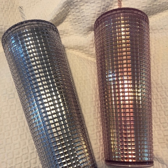 Starbucks Pink and Silver Disco Ball Tumbler - Picture 4 of 10